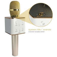 Portable Wireless Karaoke Microphone,Built-in Bluetooth Speaker K9   